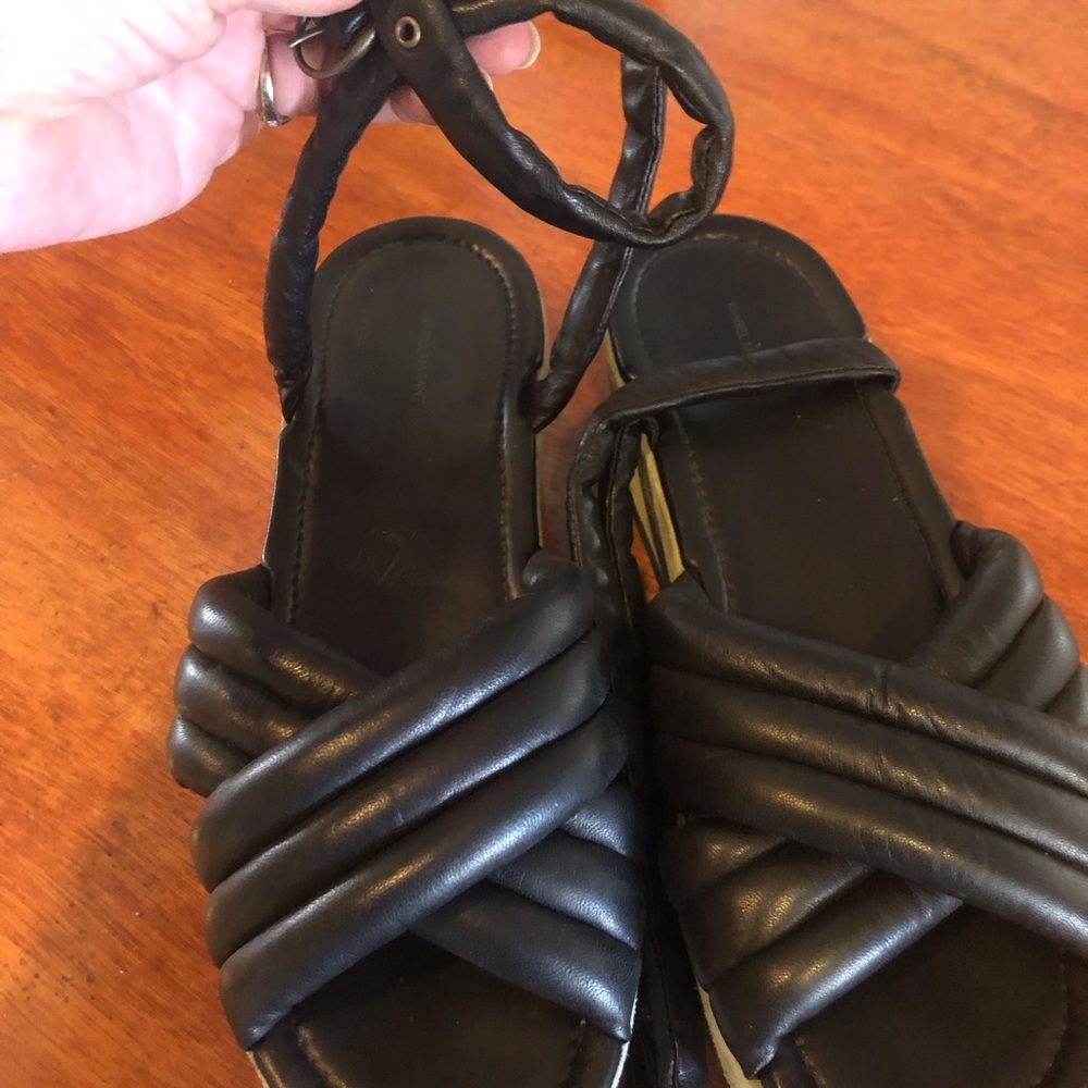 Isabel Marant platform sandals.